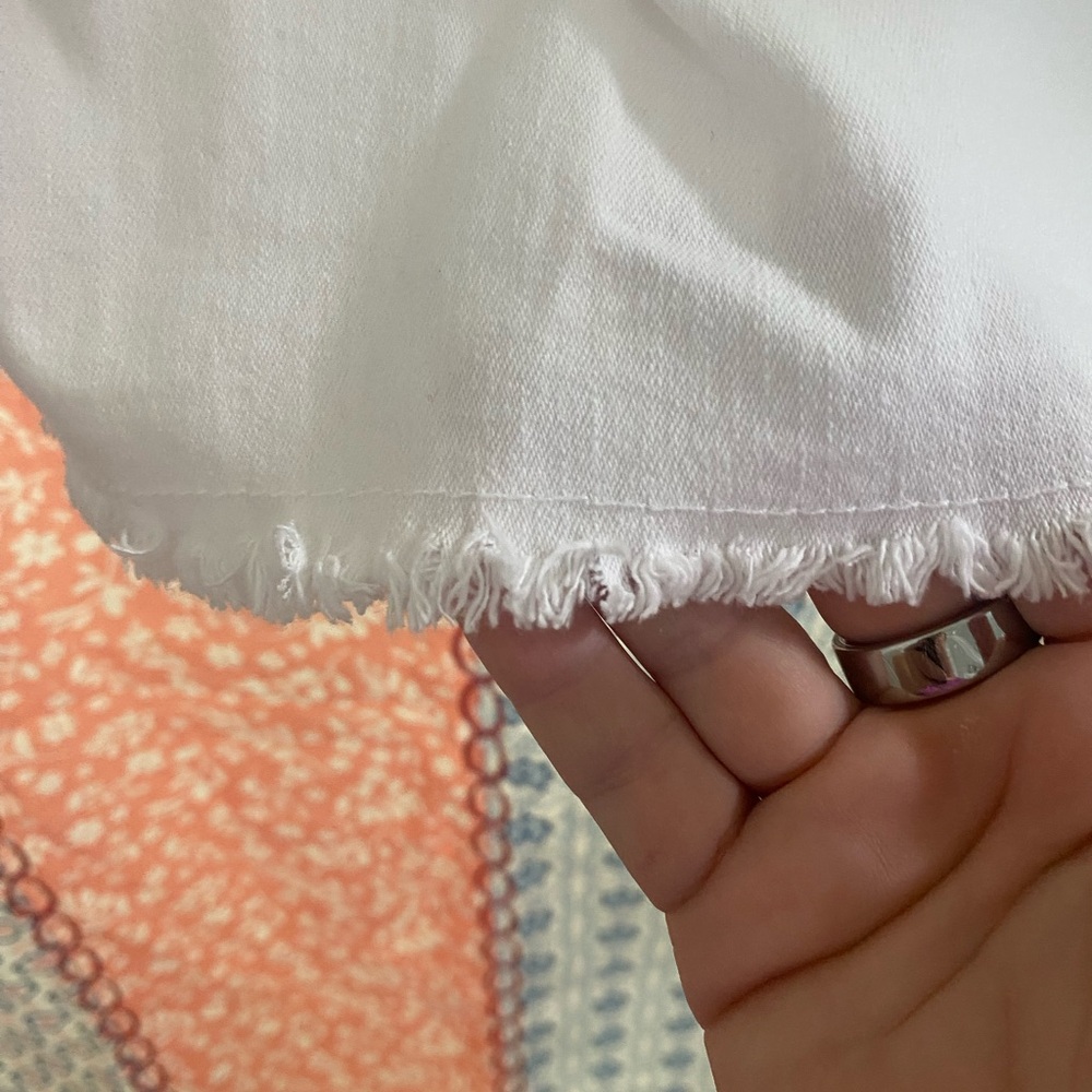 Ruby Rd. White Eyelet Jean Jacket - Picture 6 of 9